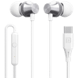 PORTRONICS Conch Beat C Wired Earphone with Mic (In Ear, Silver)_1