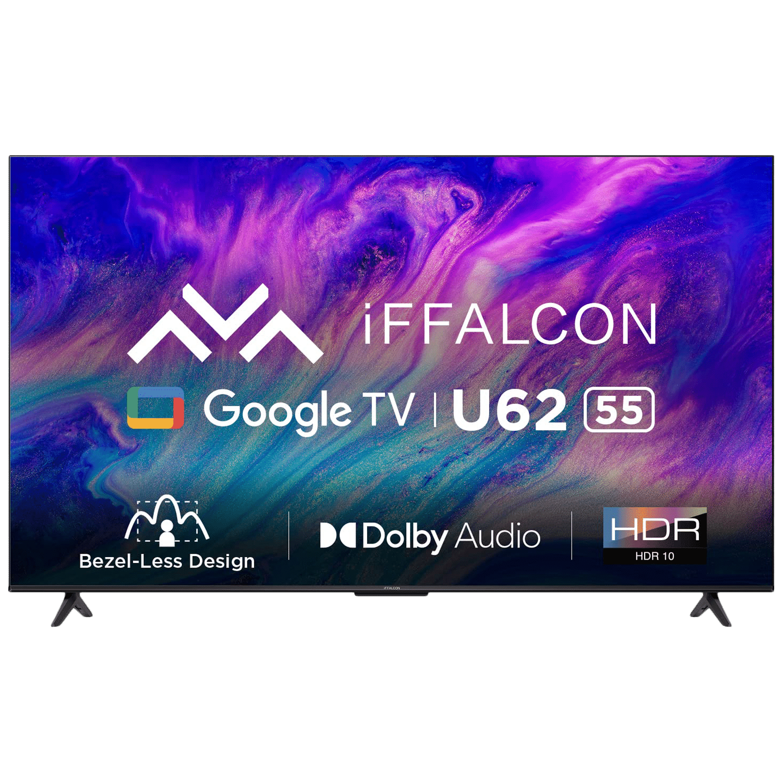 Buy iFFALCON U62 139.7 cm (55 inch) LED 4K Ultra HD Google TV with Dolby  Audio (2022 model) Online - Croma