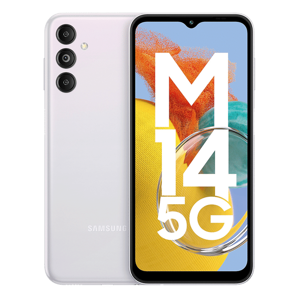 SAMSUNG Galaxy M14 5G (4GB RAM, 128GB, Icy Silver)_1