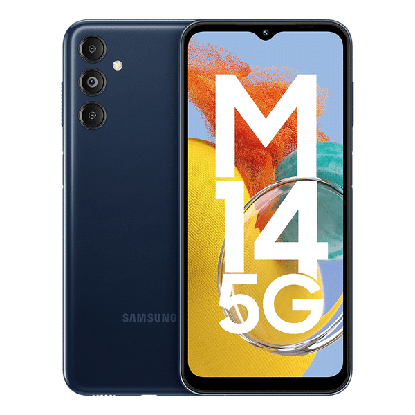 SAMSUNG Galaxy M14 5G (4GB RAM, 128GB, Berry Blue)_1