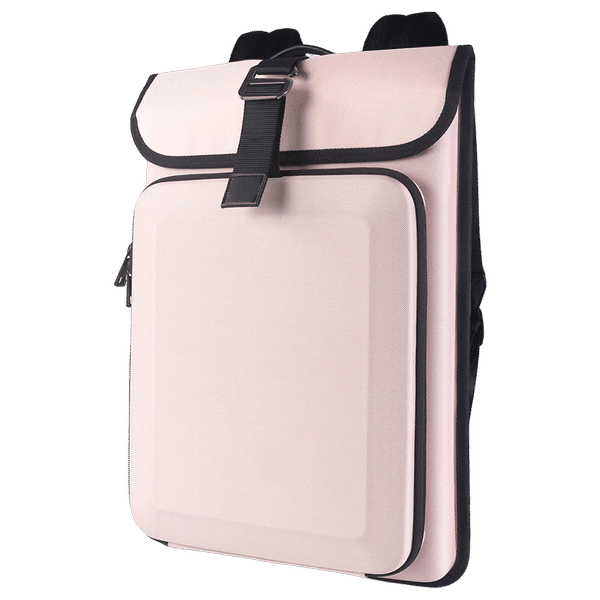 soundREVO SRMBCPN01 Polyester Laptop Backpack for 15.6 Inch Laptop (Hard Shell Design, Pink)_1
