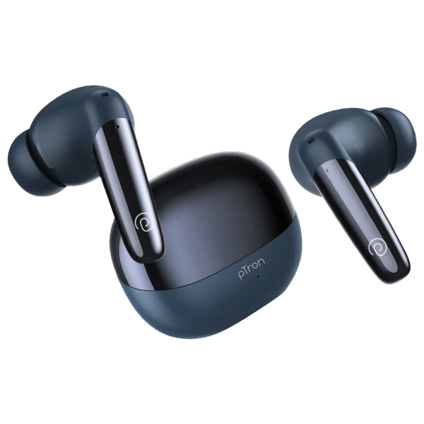 pTron Zenbuds Ultima TWS Earbuds with Active Noise Cancellation (IPX5 Water Resistant, Fast Charging, Blue)_1