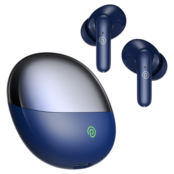 pTron Zenbuds Evo TWS Earbuds with Environmental Noise Cancellation (IPX5 Water Resistant, Fast Charging, Blue)_1