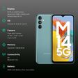 SAMSUNG Galaxy M14 5G (4GB RAM, 128GB, Smoky Teal)_3