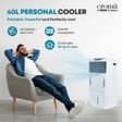 Croma AZ40 40 Litres Personal Air Cooler with Inverter Compatible (Ice Chamber, White & Grey)_3