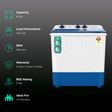 Croma 6.5 kg 5 Star Semi Automatic Washing Machine with Spiral Pulsator (CRLW065SMF202351, Blue)_2