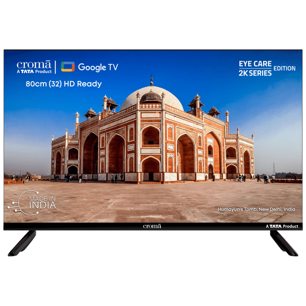 Croma 80 cm (32 inch) HD Ready LED Smart Google TV with A Plus Grade Panel (2023 model)_1