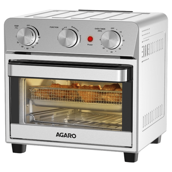 AGARO Regal 14L 1700 Watt Air Fryer with 3 Cooking Options (Silver)_1