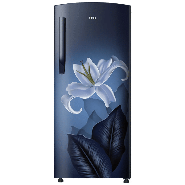 IFB Metal Cool 203 Litres 3 Star Direct Cool Single Door Refrigerator with Antibacterial Gasket (IFBDC2233FBB, Blue Flower)_1
