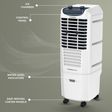 Crompton Surebreeze 24 Litres Tower Air Cooler with Overload Protection (4-Way Air Deflection, White & Black)_4