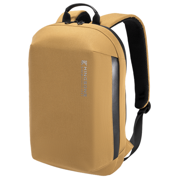 Kingsons KSMBCMS03 Polyester Laptop Backpack for 15.6 Inch Laptop (13 L, Adjustable Shoulder Straps, Mustard)_1