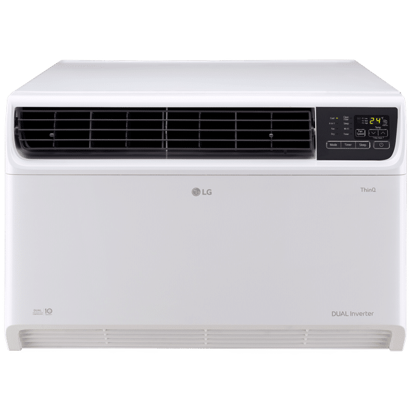 LG 4 in 1 Convertible 2 Ton 4 Star Dual Inverter Window Smart AC with Ocean Black Protection (2024 Model, Copper Condenser, HD Filter, TW-Q24WWYA.ASLG)_1