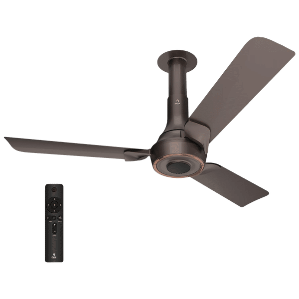 Nex Glyde A70 120cm Sweep 3 Blade Ceiling Fan (Peak Torq BLDC Motor, 321002, Mist Brown)_1