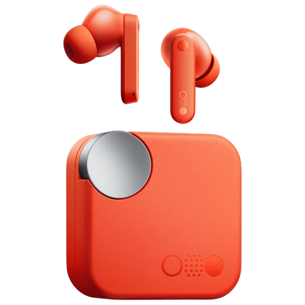 Nothing CMF TWS Earbuds with Active Noise Cancellation (IP54 Water Resistant, Ultra Bass Technology, Orange)_1