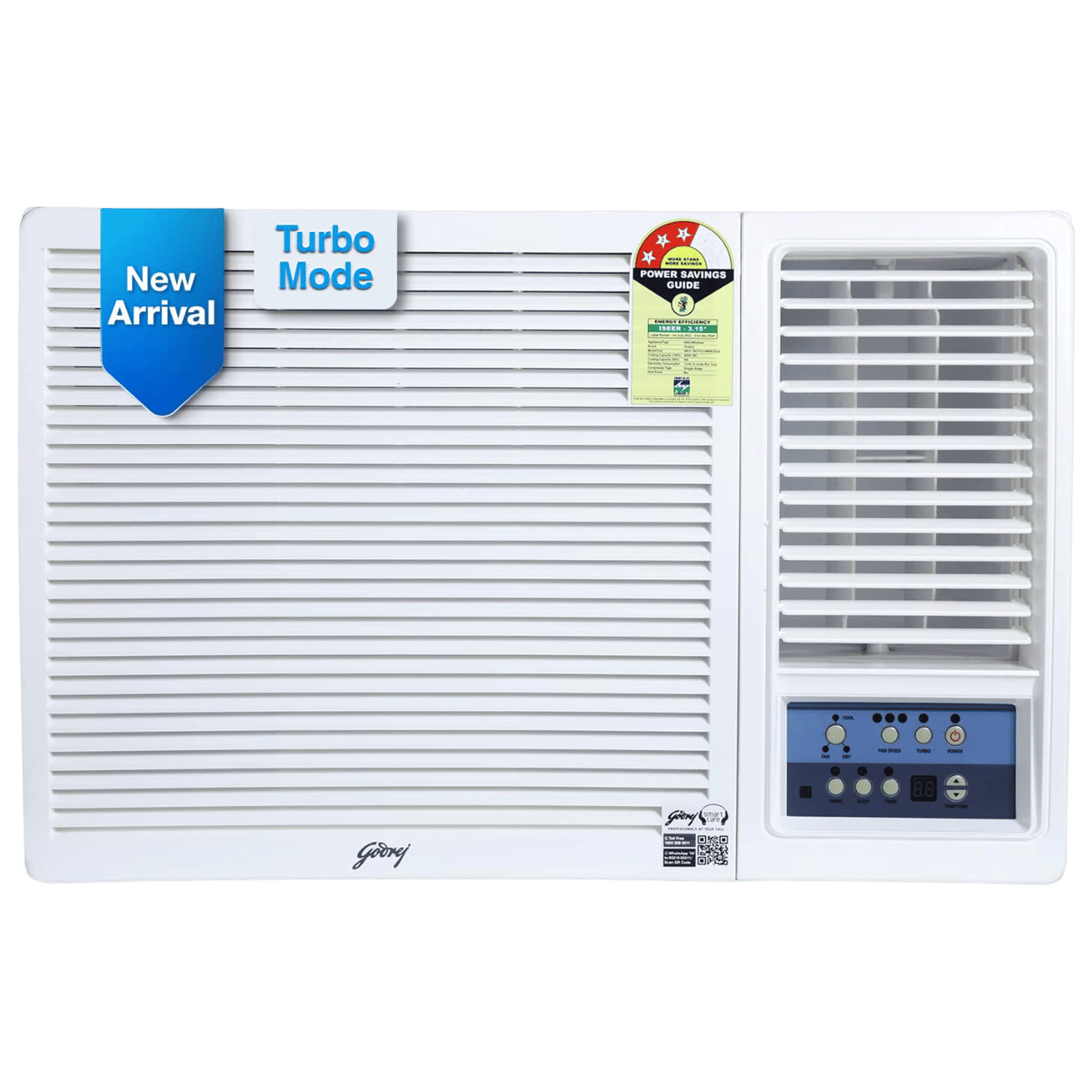 [Use AU Small Finance Bank Credit card] Godrej 1.5 Ton 3 Star Window AC (Copper Condenser, Anti Dust Filter, WFC18UTC3WWA)