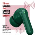 pTron Basspods Sync TWS Earbuds with Passive Noise Cancellation (IPX5 Water Resistant, Fast Charging, Green)_3