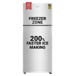 Haier 240 Litres 2 Star Frost Free Double Door Refrigerator with Anti-bacterial Gasket (HEF-252EGS-P, Moon Silver)_1