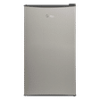 Midea Mini Bar 93 Litres 1 Star Direct Cool Single Door Mini Refrigerator with Reversible Door (MDRD142FGF03, Silver)_1