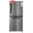 Haier 190 Litres 4 Star Direct Cool Single Door Refrigerator with Antibacterial Gasket (HED-204DS-P, Dazzle Steel)_1