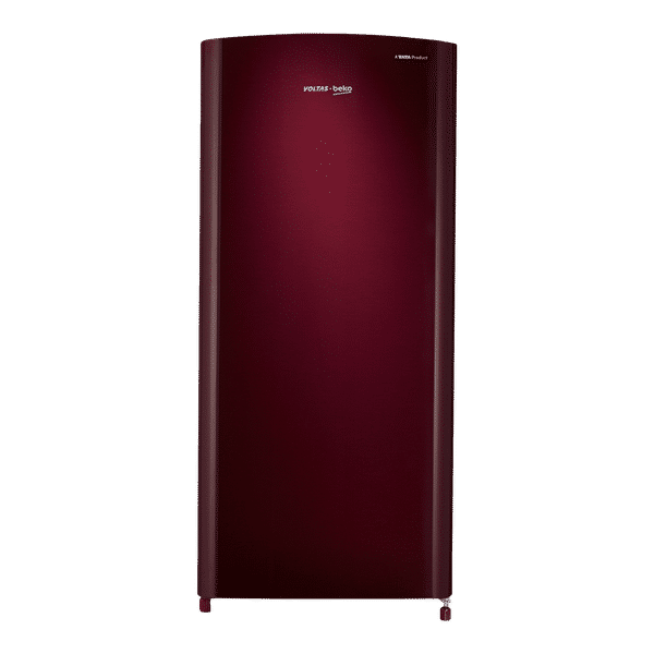 VOLTAS beko 173 Litres 2 Star Direct Cool Single Door Refrigerator with Reciprocating Compressor (RDC205D / S0XWR0M0, Wine)_1