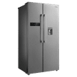 Midea 591 Litres Frost Free Side by Side Refrigerator with Water Dispenser (MRF5920WDSSF, Silver)_4