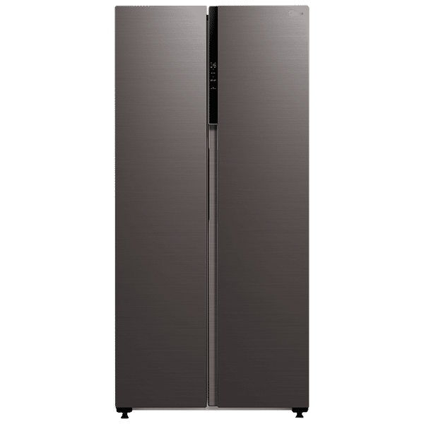 Midea 482 Litres Frost Free Side by Side Refrigerator with Multi Air Flow System (MDRS619FGG28AIND, Black Jazz)_1