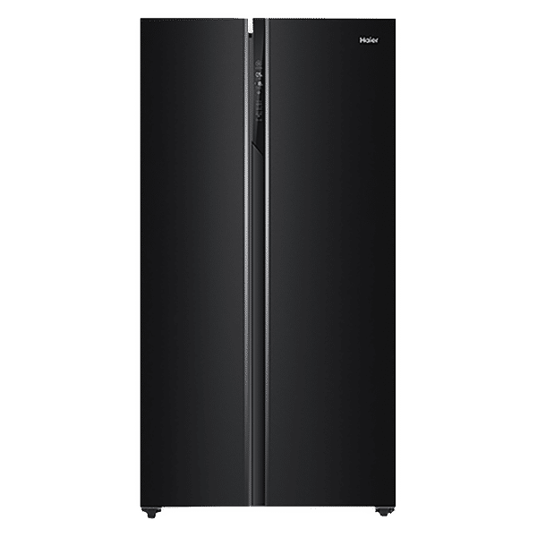 Haier 630 Litres Frost Free Side by Side Refrigerator with Magic Cooling Technology (HRS-682KG, Black Glass)_1