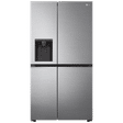 LG 674 Litres Frost Free Side by Side Door Smart Wi-Fi Enabled Refrigerator with Water & Ice Dispenser (GC-L257SL4L.APZQEB, Platinum Silver III)_1