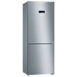 BOSCH Series 4 415 Litres 3 Star Frost Free Double Door Bottom Mount Refrigerator with Temperature Display (KGN46XL40I, Stainless steel look)_1