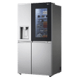 LG 674 Litres Frost Free Side by Side Door Smart Wi-Fi Enabled Refrigerator with InstaView Door-in-Door (GC-X257CSES.ABSQEB, Noble Steel)_4