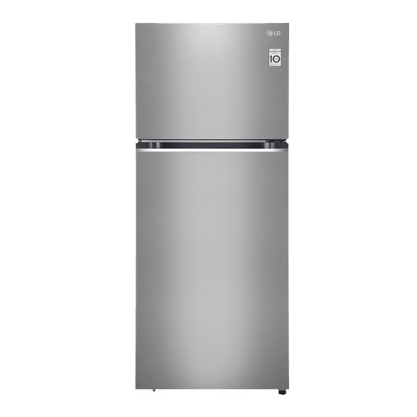 LG 423 Litres 2 Star Frost Free Double Door Convertible Refrigerator with Smart Diagnosis (GL-S422SDSY.DDSZEB, Dazzle Steel)_1