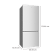 Electrolux UltimateTaste 500 453 Litres 2 Star Frost Free Double Door Bottom Mount Refrigerator with Door Alarm (EBE4502C-S, Stainless Steel)_3