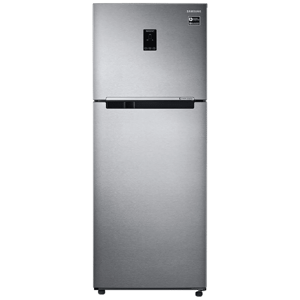 SAMSUNG 363 Litres 2 Star Frost Free Double Door Convertible Refrigerator with Digital Inverter Compressor (RT39C5532SL/HL, Real Stainless)_1