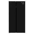 VOLTAS beko 640 Litres Frost Free Side by Side Refrigerator with Neo Frost Dual Cooling (RSB665GBRF, Glass Black)_1