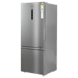 Haier 325 Litres 3 Star Frost Free Double Door Bottom Mount Convertible Refrigerator with Antibacterial Gasket (HEB-333DS-P, Dazzle Steel)_4