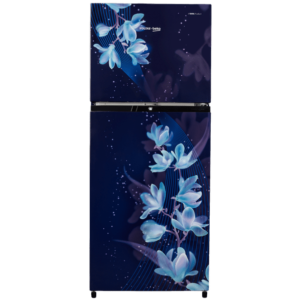 VOLTAS beko 228 Litres 2 Star Frost Free Double Door Refrigerator with Reciprocating Compressor (RFF265D / W0NBR0I0, Nightangle Blue)_1