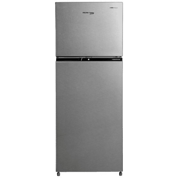 VOLTAS beko 248 Litres 3 Star Frost Free Double Door Refrigerator with Neo Frost Dual Cooling (RFF285C / WPXIR0I0, Brushed Silver)_1
