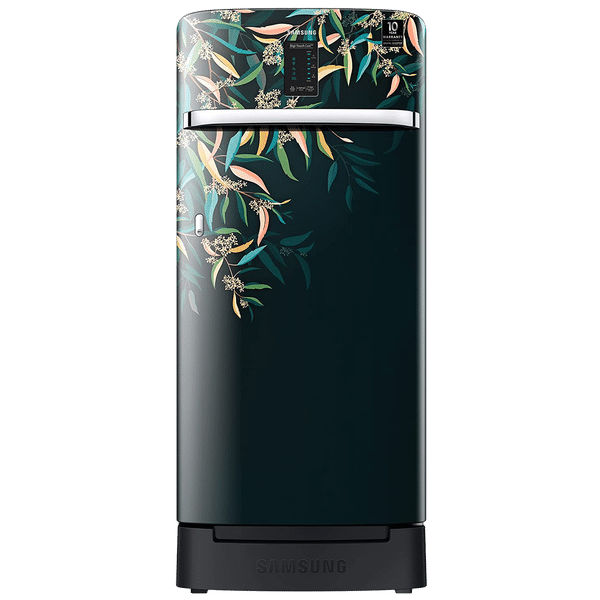 SAMSUNG Digi-Touch Cool 198 Litres 3 Star Direct Cool Single Door Refrigerator with Base Stand Drawer (RR21A2F2YTG/HL, Delight Tropical)_1
