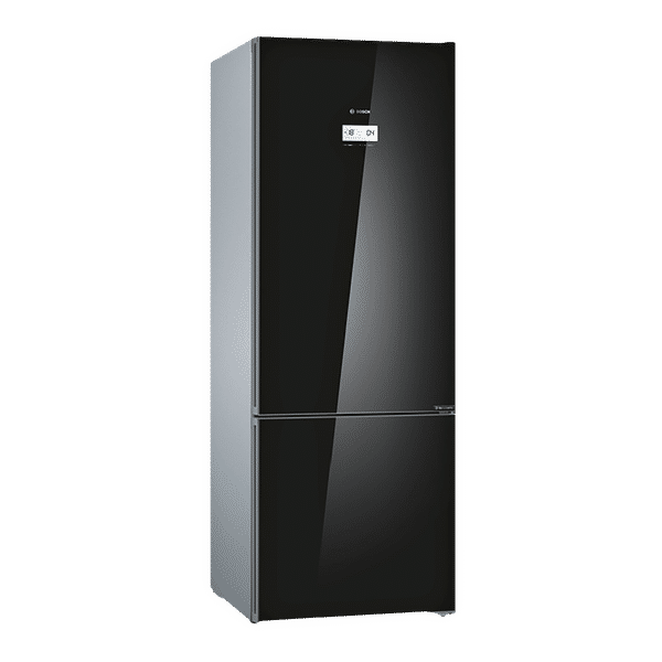 BOSCH Serie 6 559 Litres 2 Star Frost Free Double Door Bottom Mount Refrigerator with Temperature Display (KGN56LB41I, Black)_1