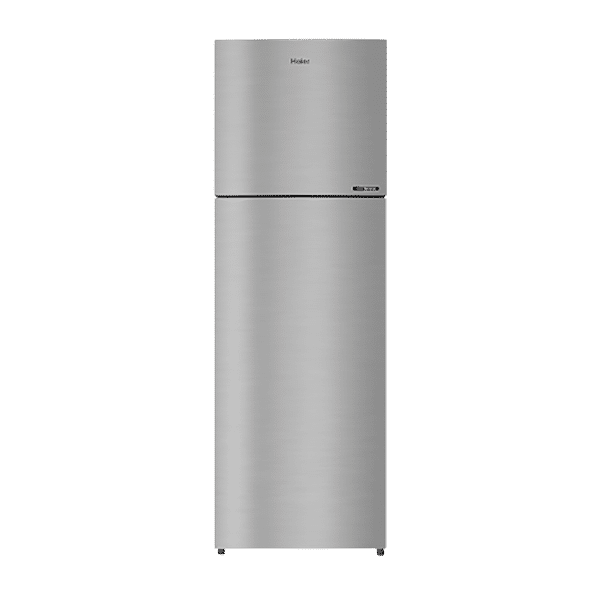 Haier 278 Litres 3 Star Frost Free Double Door Convertible Refrigerator with Turbo Cooling Technology (HRF-2984CIS-E, Inox Steel)_1