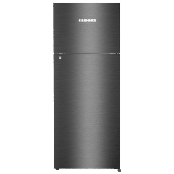 LIEBHERR 265 Litres 2 Star Frost Free Double Door Refrigerator with Forced Air Cooling (TCBS 2630, Black Steel)_1