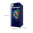 SAMSUNG 215 Litres 5 Star Direct Cool Single Door Refrigerator with Digi-Touch Cool (RR23C2E35NK/HL, Orange Blossom Blue)_3