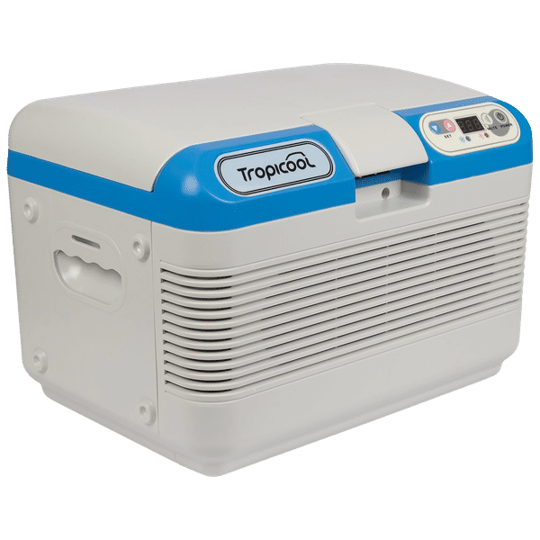Tropicool Chiller 12 Litres Single Door Car Refrigerator Cum Warmer (Double Thermoelectric Cooling Technology, 12AD, Grey)_1