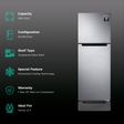 SAMSUNG 236 Litres 2 Star Frost Free Double Door Refrigerator with Distributed Cooling (RT28C3122S8/HL, Elegant Inox)_2