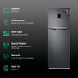 SAMSUNG 322 Litres 2 Star Frost Free Double Door Refrigerator (RT37C4512BX/HL, Luxe Black)_2