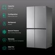 LG 655 Litres 3 Star Side by Side Refrigerator with Smart Diagnosis (GL-B257EPZX.DPZZEBN, Shinny Steel)_2