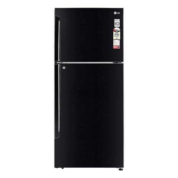 LG 412 Litres 1 Star Frost Free Double Door Convertible Refrigerator with Smart Diagnosis (GL-T432AESR.DESZEB, Ebony Sheen)_1