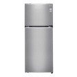 LG 360 Litres 2 Star Frost Free Double Door Refrigerator with Anti-Bacteria Gasket (GL-N382SDSY.ADSZEB, Dazzle Steel)_1