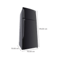 LG 446 Litres 1 Star Frost Free Double Door Convertible Refrigerator with Smart Diagnosis (GL-T502AESR.DESZEB, Ebony Sheen)_3