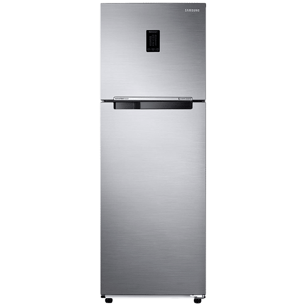 SAMSUNG 322 Litres 2 Star Frost Free Double Door Convertible Refrigerator with Twin Cooling Plus Technology (RT37C4522S8/HL, Elegant Inox)_1